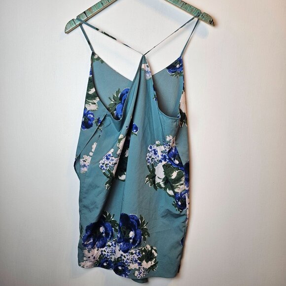 Intimately Free People Cascades Floral Halter Mini Slip Assymetrical Dress, M - Picture 8 of 10